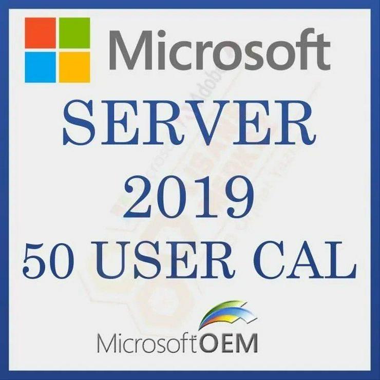 Windows Server 2019 50 User CAL per Email Express Sendung - Betriebssysteme - Bild 1