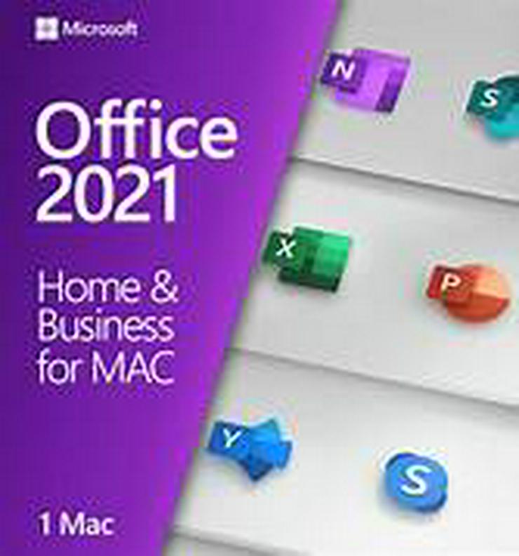 Microsoft Office 2021 Home and Business für Mac lifetime E- Mail Versand