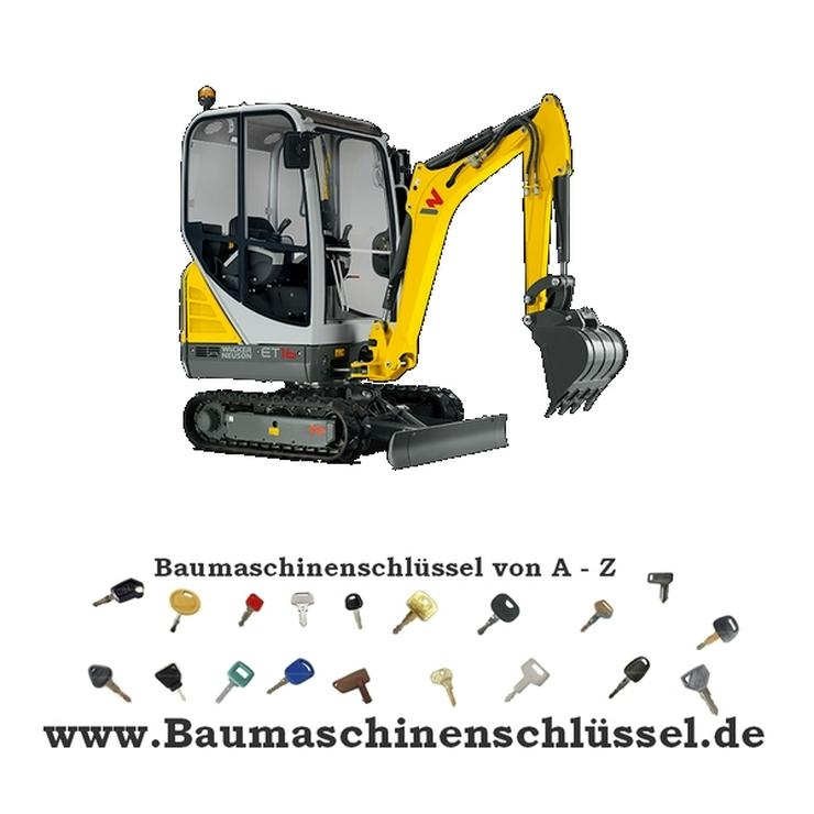 ✅Baumaschinenschlüssel ✅ Zündschlüssel ✅ Bagger Radlader Minibagger Schlüssel Rüttelplatte Atlas Wacker Doosan Liebherr Cat Hitachi Volvo Yanmar JCB Komatsu Kubota Terex Takeuchi Bobcat Stapler - Maschinen und Werkzeuge - Bild 1