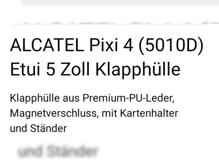 Bild 4: ALCATEL Pixi 4 (5010D) Etui 5 Zoll 