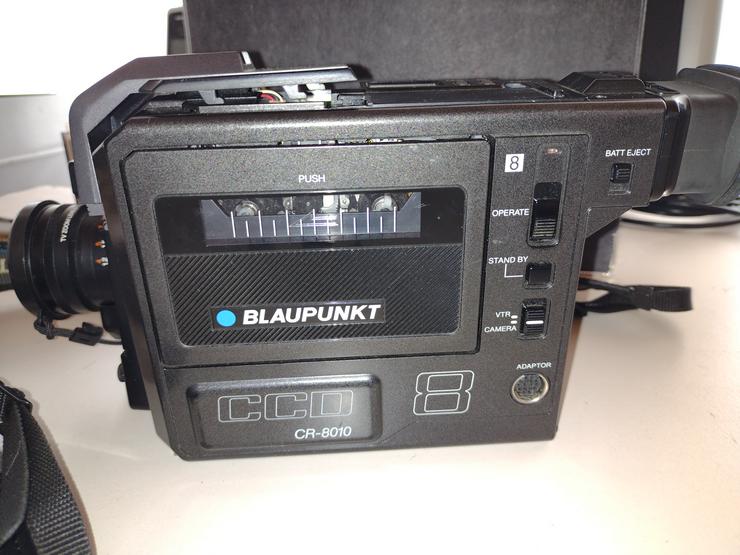 Bastler Video Blaupunkt CR 8010 Recorder H8 + Tasche + Accu neu 