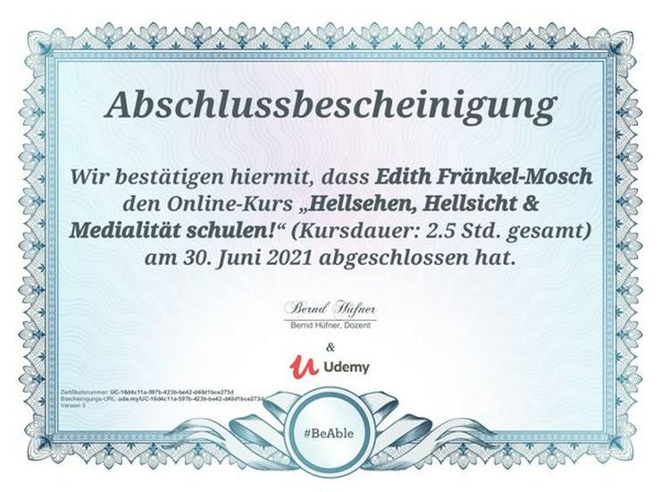 Edith`s Wegweiser Lebensberatung Kartenlegen, Pendeln, Numerologie u.v.m...... - Lebenshilfe - Bild 6