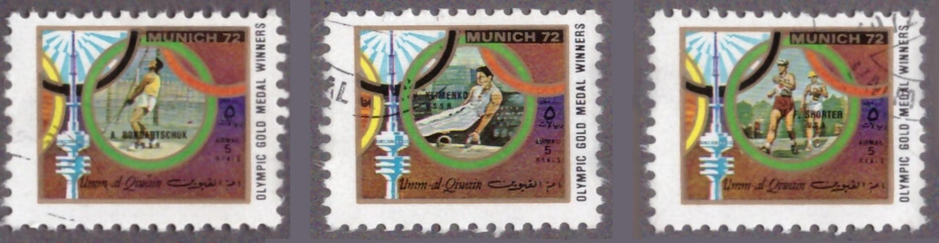 Olympische Sommerspiele München 1972 - Umm al Kaiwain 847A-R858A Zd-Bogen (kompl.Ausg.) postfrisch - Weitere - Bild 11