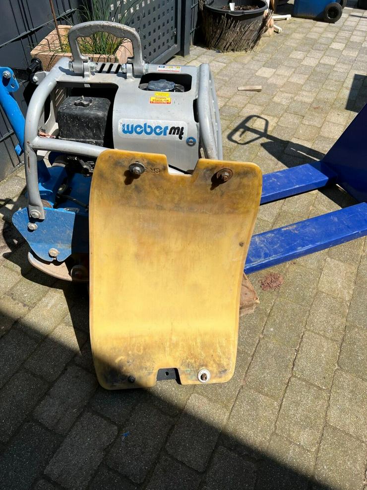 Weber Rüttelplatte CR 3 200 kg mit Schutzmatte Verdichter - Elektronikindustrie - Bild 4