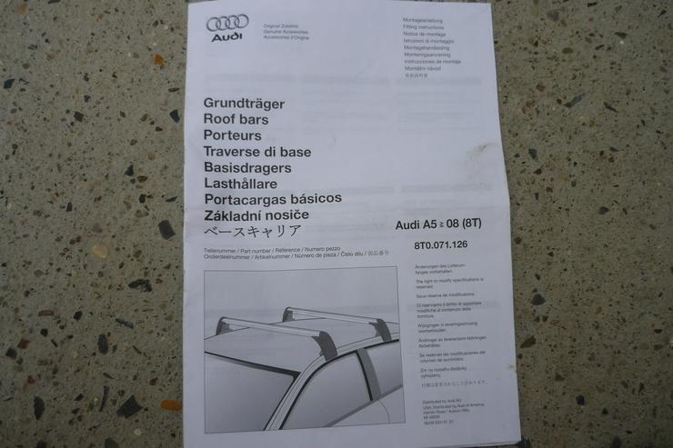 Grundträger original für Audi A5 - Dachträger & Dachboxen - Bild 1