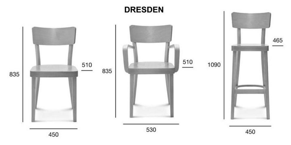 Klassischer Holzstuhl, Modell Dresden - Stühle & Sitzbänke - Bild 7