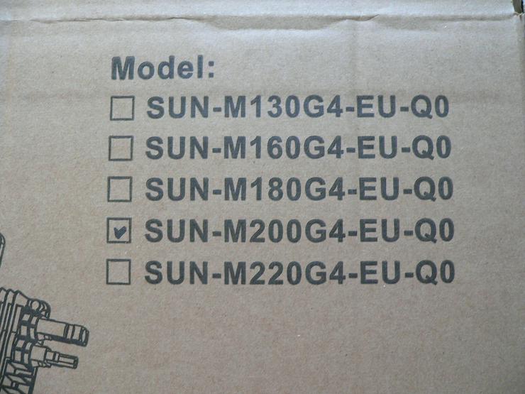 Bild 3: Deye Photovoltaic Micro Inverter SUN-M200G4-EU-Q0