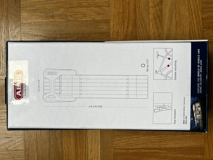 Bild 2: Faltschloss ABUS Bordo Granit Plus 6405K 110cm, Neu + OVP