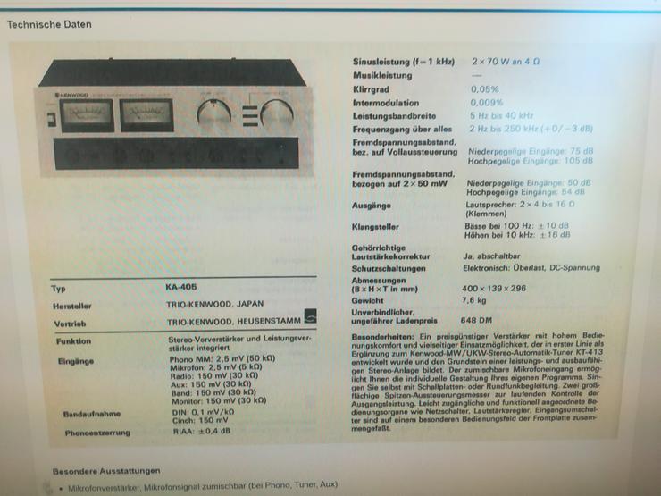 Bild 1: Receiver Kenwood KA 405