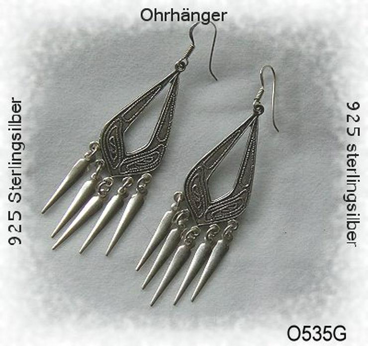 Ohrringe, 925 Silber im filigranen Design - Ohrschmuck - Bild 1