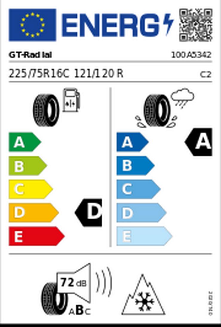 Bild 3: ***GT-Radial Maxmiler WT3 EV Ready 225/75R16 C 121/120, Winter***