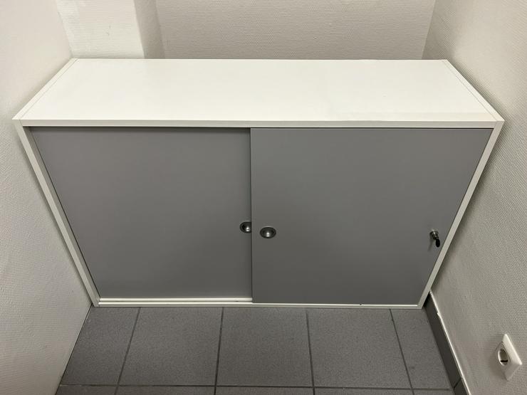 Schiebetür Aktenschrank mit Schlüssel Büroschrank - Ordnen - Bild 2