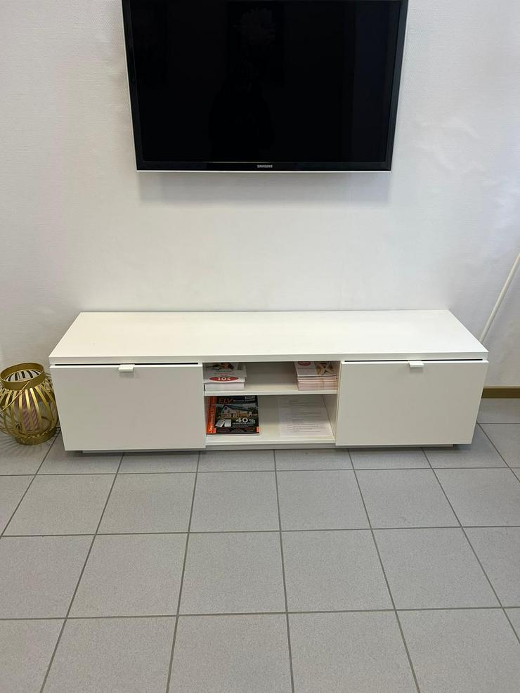 Sideboard / TV-Bank in Hochglanz Weiß - TV & Hi-Fi Möbel - Bild 2