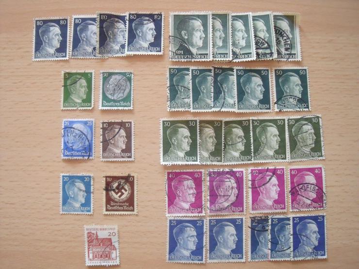 Bild 8: 2 Reichsmark 3 St Hindenburg - Deutsches Reich  1937-39  silber + Geschenk Briefmarke.