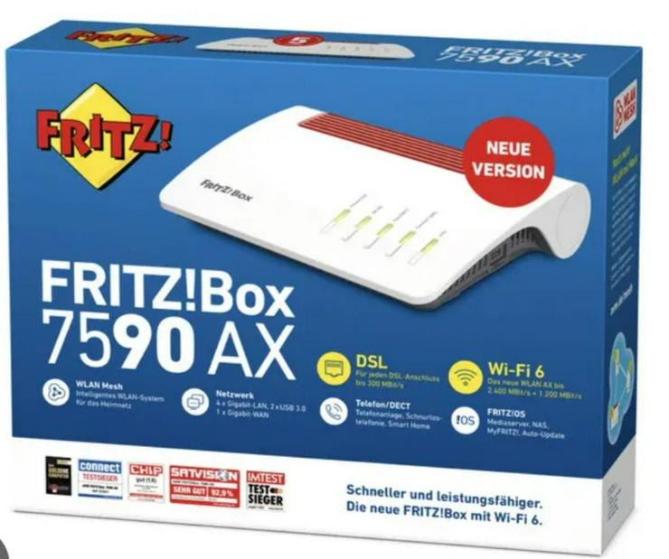 Bild 2: FritzBox 7590 ax neu mit rechnung 