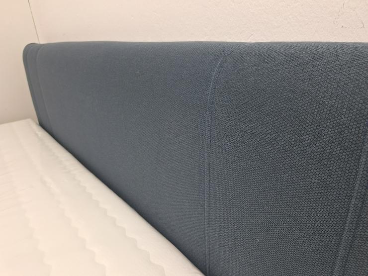 Bild 3:  Jetzt Neu Boxspringbett Blau in 180X200 in H3 und mit KS Matratze