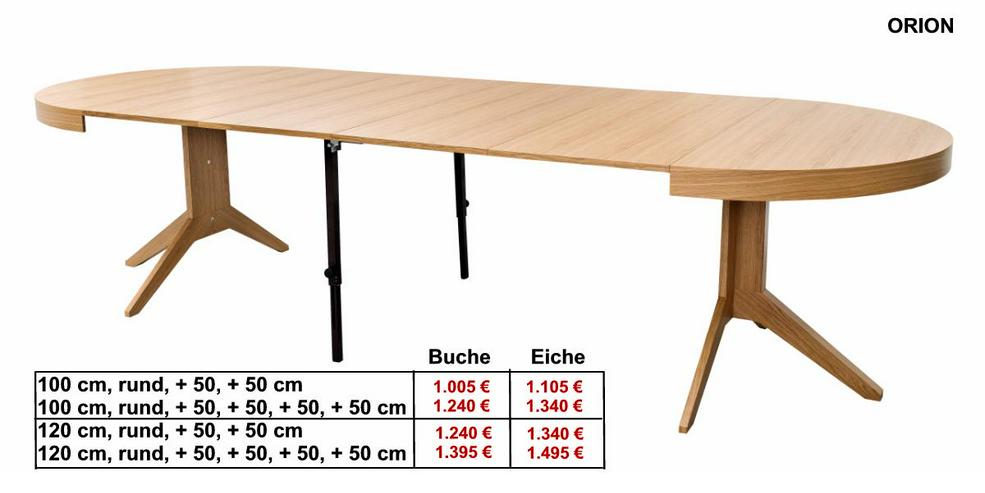 Bild 6: Kulissen-Esstisch ORION
