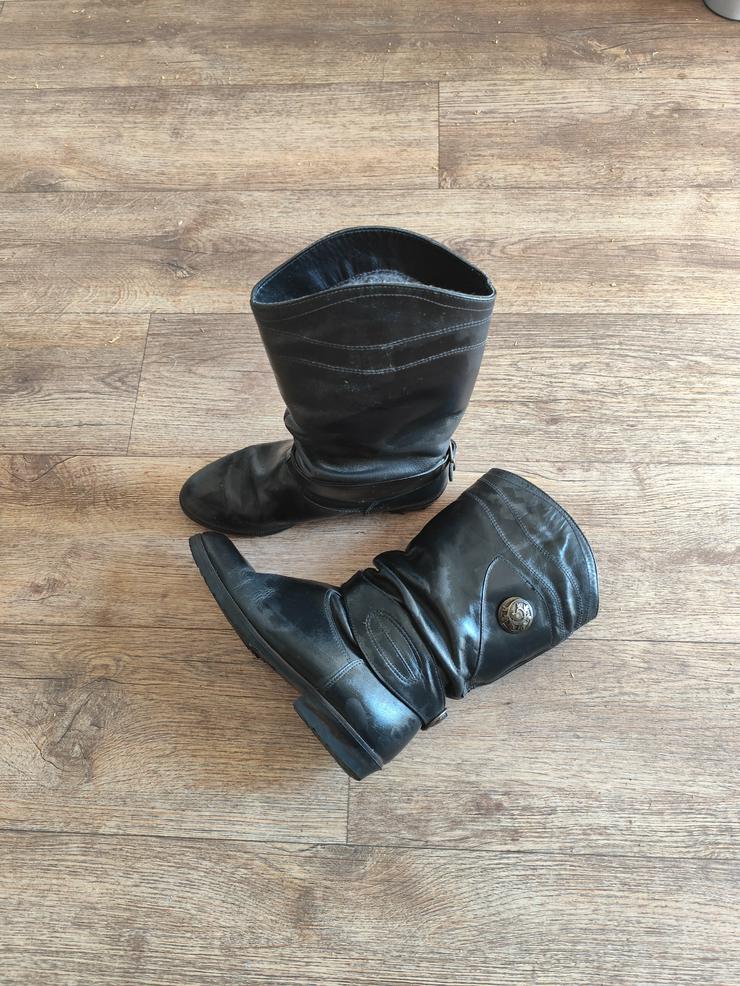 Gr. 36, Sabrina Leder Winter Stiefel! neu 