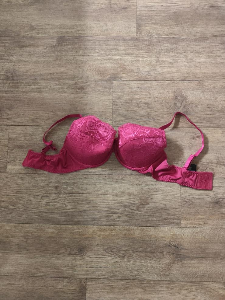 95B, weinroter Push-Up BH! neu - Cup B / 40-42 / M - Bild 1