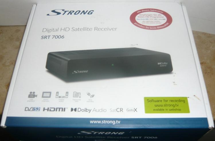 Strong Digital HD Sat Receiver SRT 7006 ungebraucht