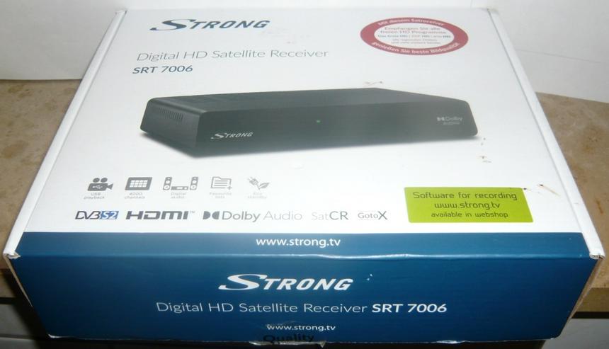 Bild 2: Strong Digital HD Sat Receiver SRT 7006 ungebraucht