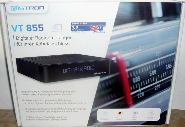 Bild 2: Vistron VT 855 DVB-C Digital Receiver Digitalradio