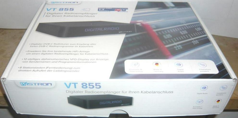 Vistron VT 855 DVB-C Digital Receiver Digitalradio