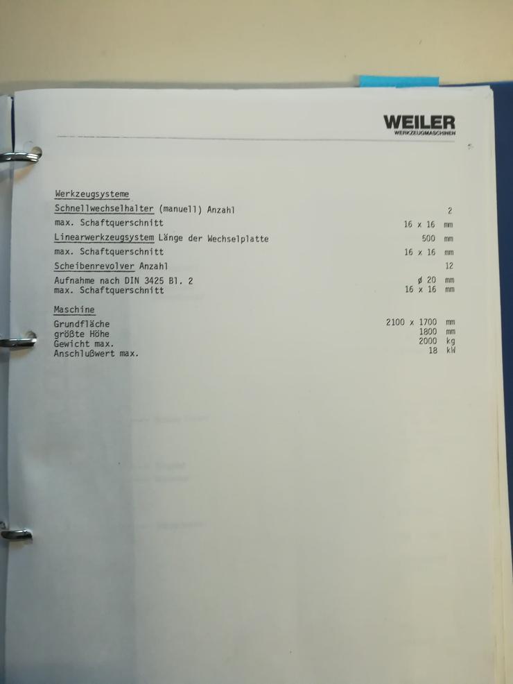 Weiler CNC Praktikus 160 - Metallverarbeitung & Fahrzeugbau - Bild 4