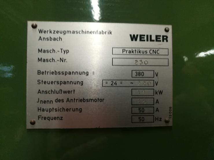 Bild 1: Weiler CNC Praktikus 160