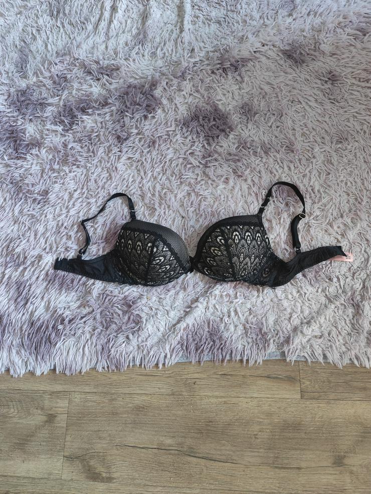 80C, sexy Hunkemöller Push-up BH! ++ neu ++ - Cup C / 44-46 / L - Bild 1