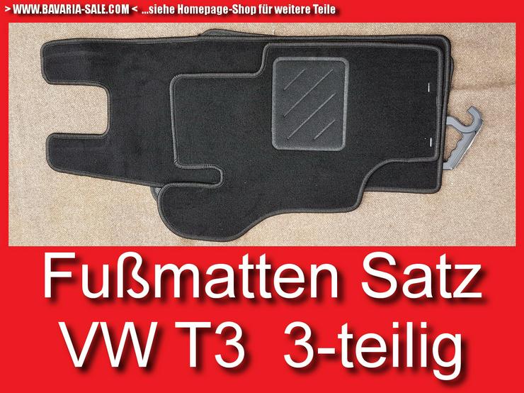 ❎ Fußmatten VW T3 Joker Atlantic California Syncro 3-teilig Teppich Matten