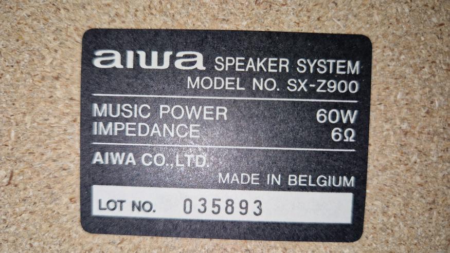 Bild 4: 2 Aiwa Boxen Model SX-2900