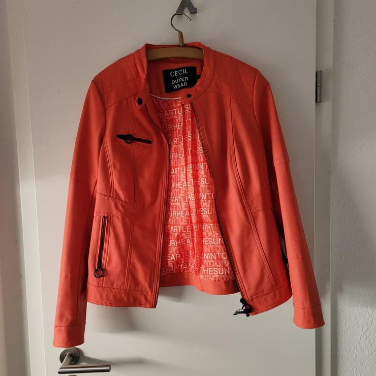 Gr.36, Cécil Kunstleder Jacke! ++ wie neu ++ - Größen 36-38 / S - Bild 1