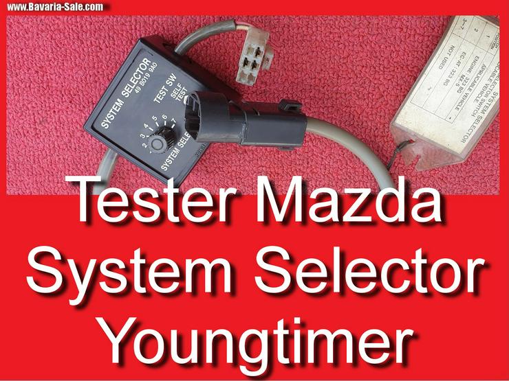 ❌ Mazda Tester System Selector MX 5 323 BG 626 GTR 49 B019 9A0