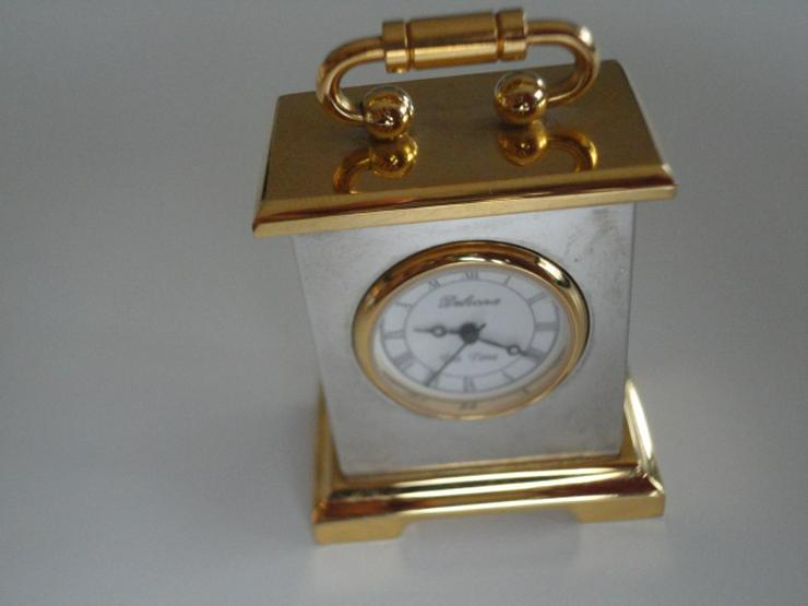 Bild 4: Miniatur Tischuhr Stiluhr DELCONA TEA TIME Quartz Sammlerstück