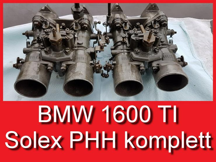 ⏰ Solex Doppelvergaser 40 PHH Krümmer BMW 1600 ti Glas NK 1800 ti