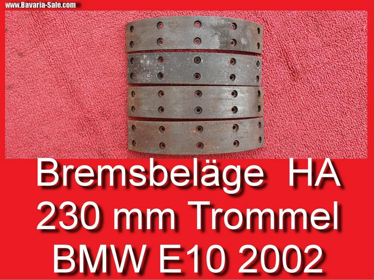 ❌ Bremsbacken Bremsbeläge BMW 1602 2002 E10 f Bremstrommel 230 mm