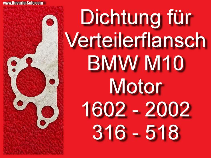 ❌ Dichtung neu Verteilerflansch BMW 1602 2002 E10 316 E21 518 E12 - Motorteile & Zubehör - Bild 1