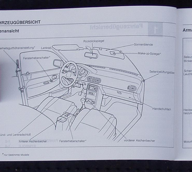 Bild 7: ❌ Bordbuch Bordmappe Mazda 121 DB 90 - 95 Owners Manual