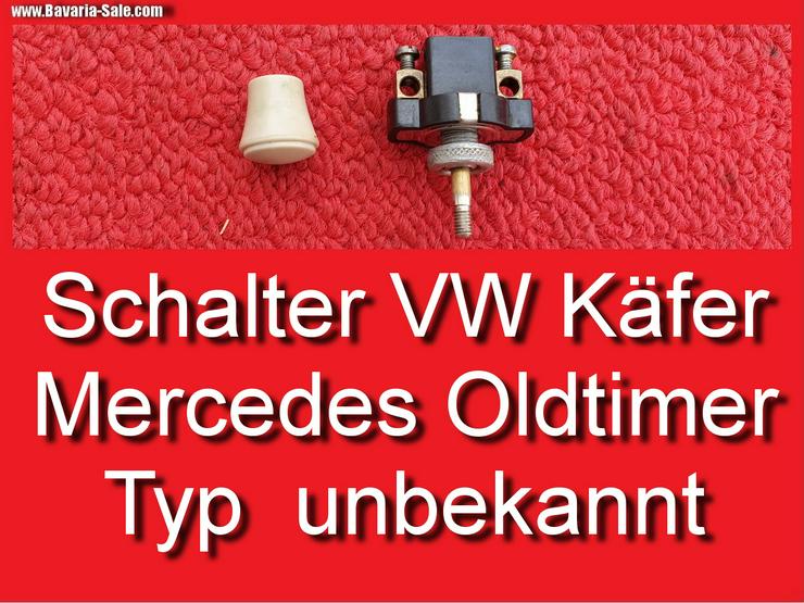 ❌ Schalter VW Käfer BMW Opel Mercedes Oldtimer Zugschalter grau