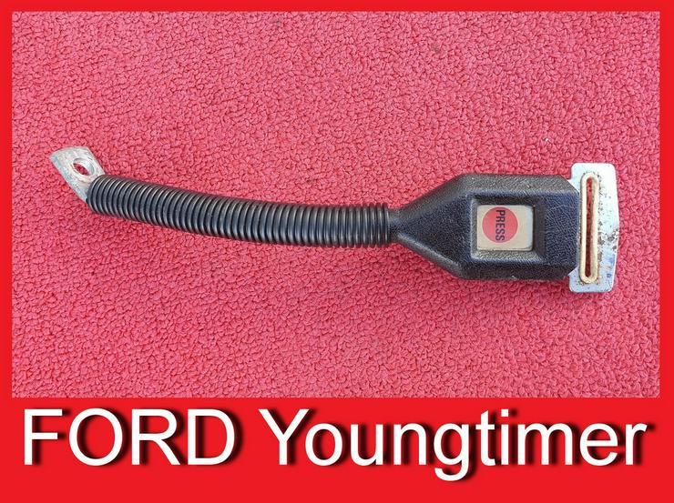 ❌ Gurtpeitsche Gurtschloss Ford Youngtimer Oldtimer 27 cm lang