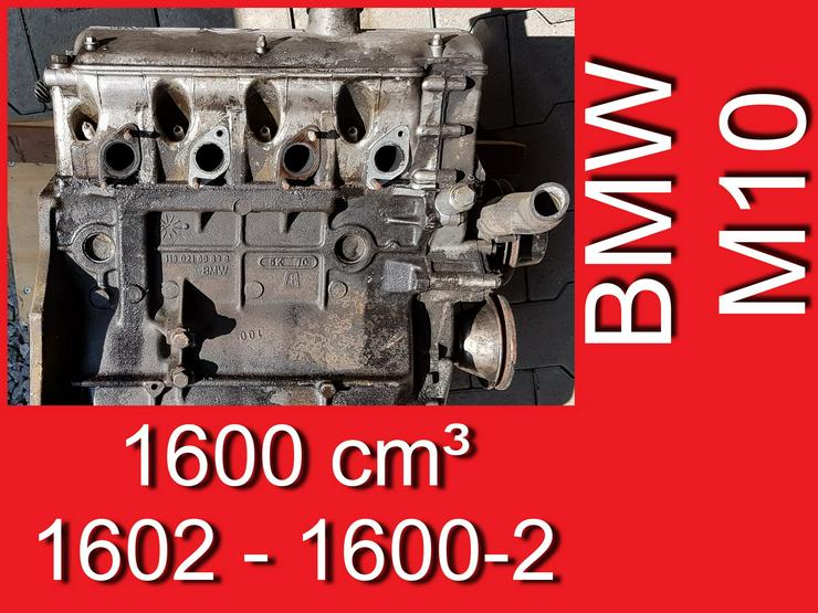 ❌ Motor BMW M10 1602 Laufleistung unbekannt 1600-2 1,6 Liter