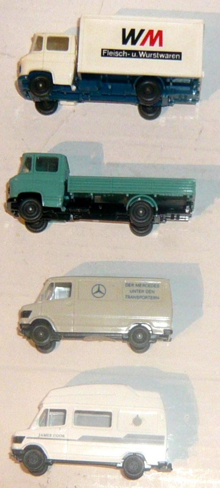 Bild 3: Wiking alt 1:87 4 Klein LKW MB L408 207D Wohnmobil JAMES COOK