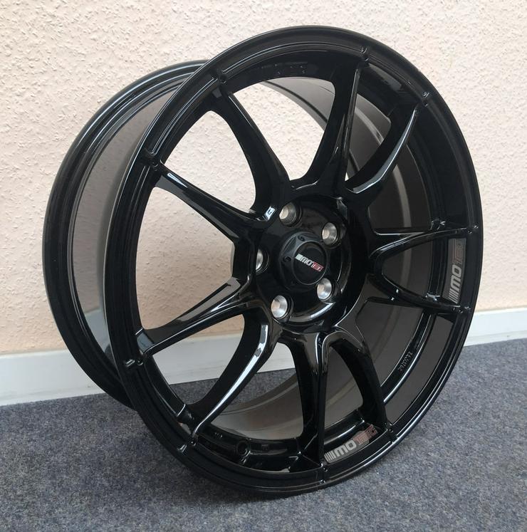 17" Felgensatz Motec Nitro für Opel Speedster - silber / schwarz