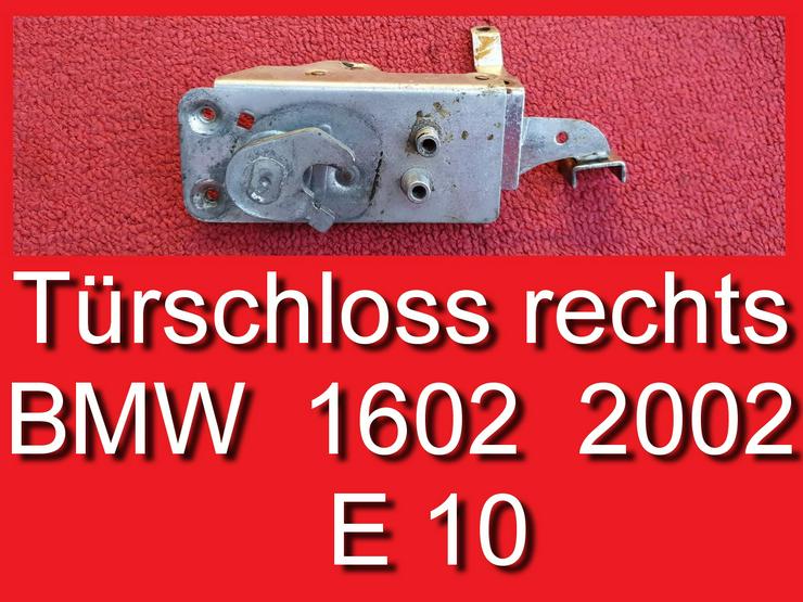 ❌ Drehfallenschloss Schloss Re BMW E10 1602 2002 Türschloss lock