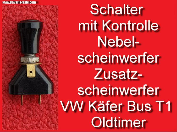 ❌ Schalter Kontrolle Nebelscheinwerfer VW Käfer Bus T1 Oldtimer