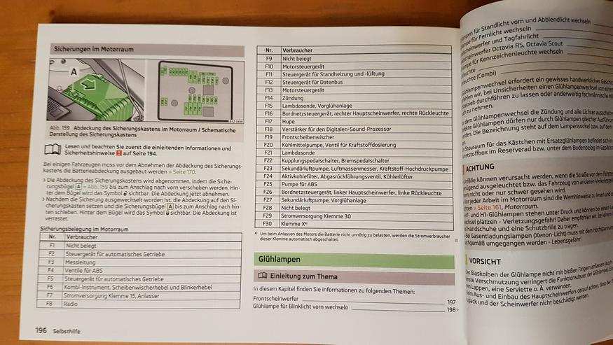 Bild 5: ❌ Betriebsanleitung Skoda Octavia 13 -16 5e Oktavia Bordbuch