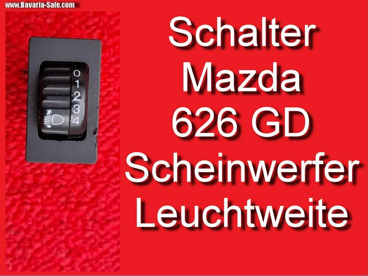 ❌ Schalter LWR Leuchtweitenregulierung Mazda 626 GD MX6 MX 6 u a - Elektrik & Steuergeräte - Bild 1