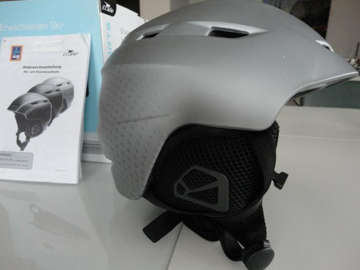 Ski-und Snowboardhelm Erwachsene silber neuwertig Gr. M/L ( 56-59 cm) - Helme, Brillen & Protektoren - Bild 1