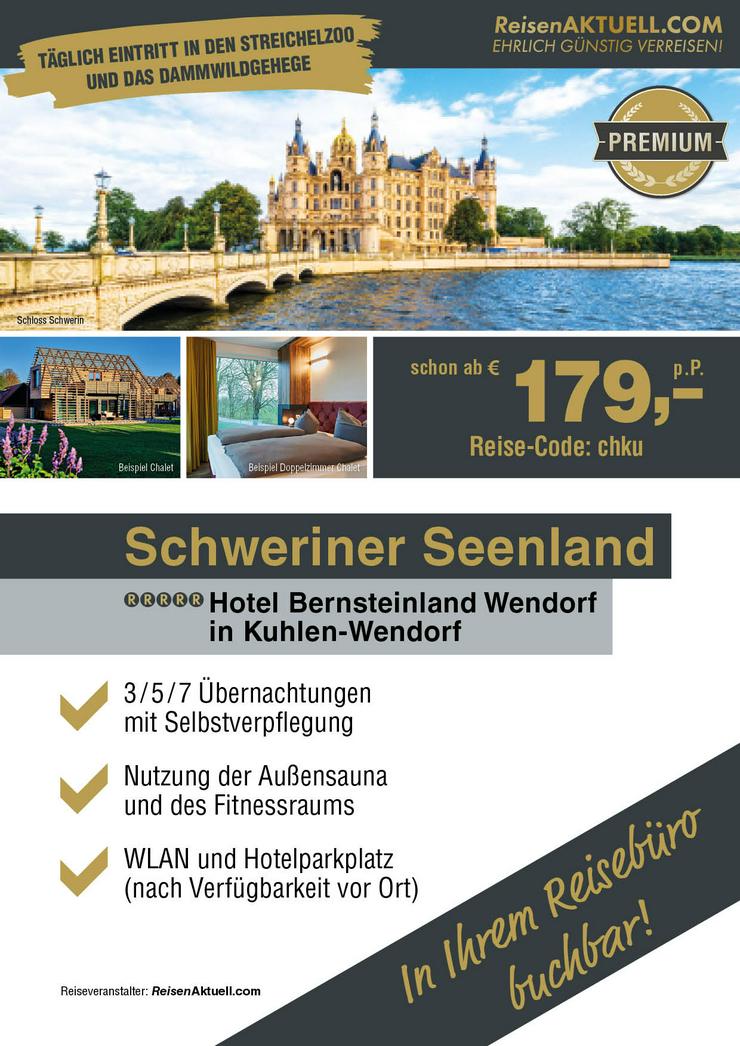 Schweriner Seenland - Hotel Bernsteinland Wendorf in Kuhlen-Wendorf - 4 Tage • Selbstverpflegung